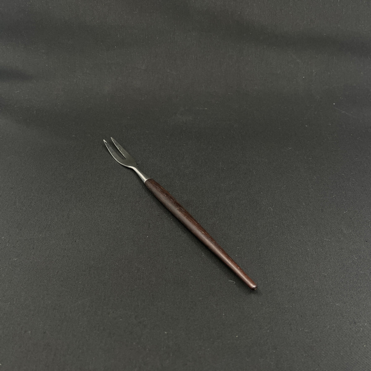 Modern Norwegian rosewood serving fork from the 1960s