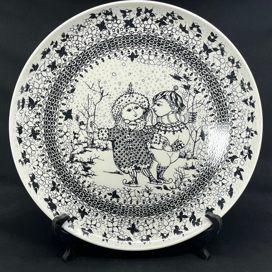 Extra large Wiinblad plate - Winter