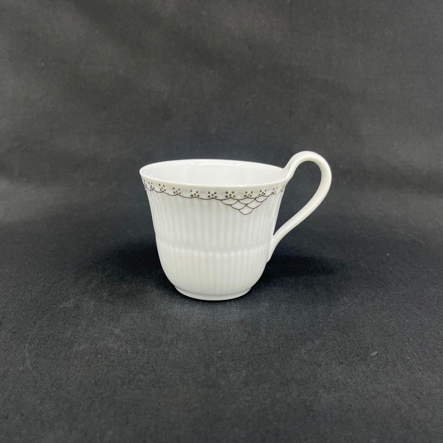 Gold Princess high-handled cup from Royal Copenhagen