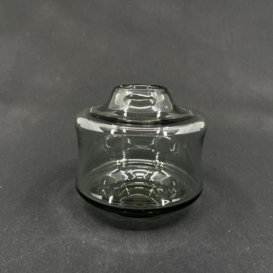 Rare Smoke Holmegaard vase - Pulley