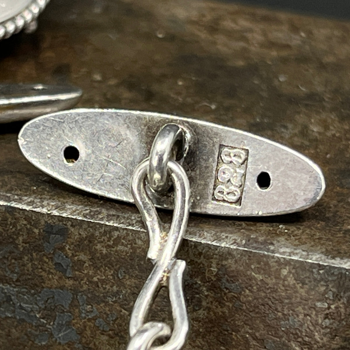 A pair of cufflinks from the 1920s - filigree