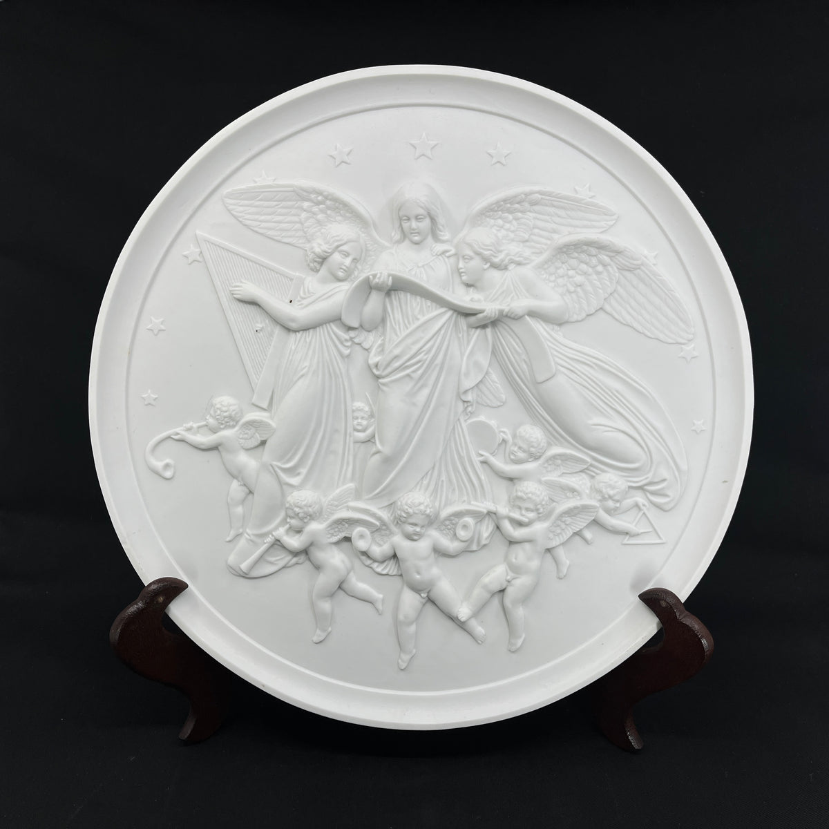 Juleglæde i Himlen af Bertel Thorvaldsen, 32,5 cm.
