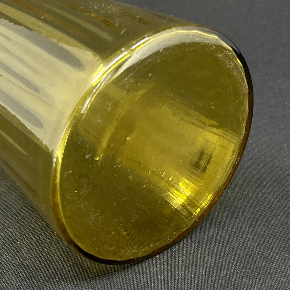Citrin hyacintglas fra 1950'erne