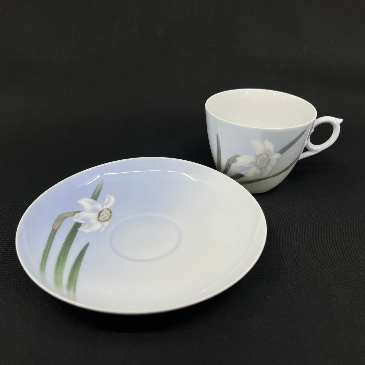Art nouveau kaffekop fra Royal Copenhagen - Pinselilje