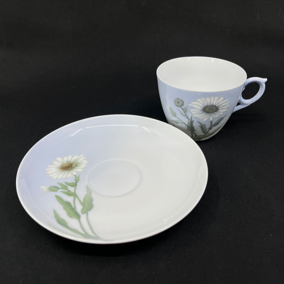 Art nouveau kaffekop fra Royal Copenhagen - Marguerit
