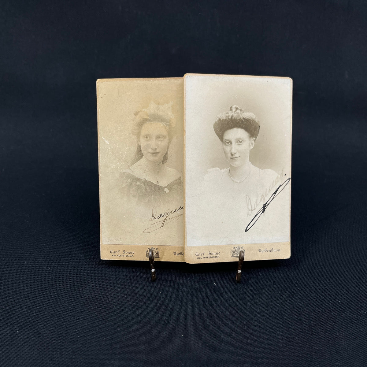 2 Originale fotografier af Prinsesse Dagmar 1890-1961