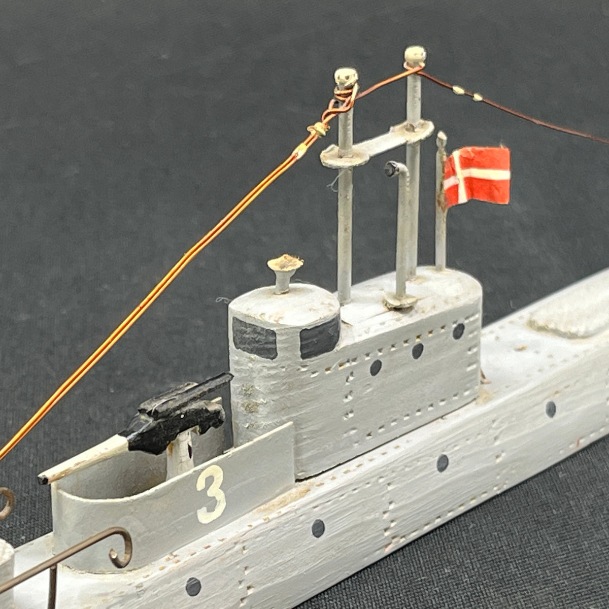 Modelskib - Havmanden dansk ubåd
