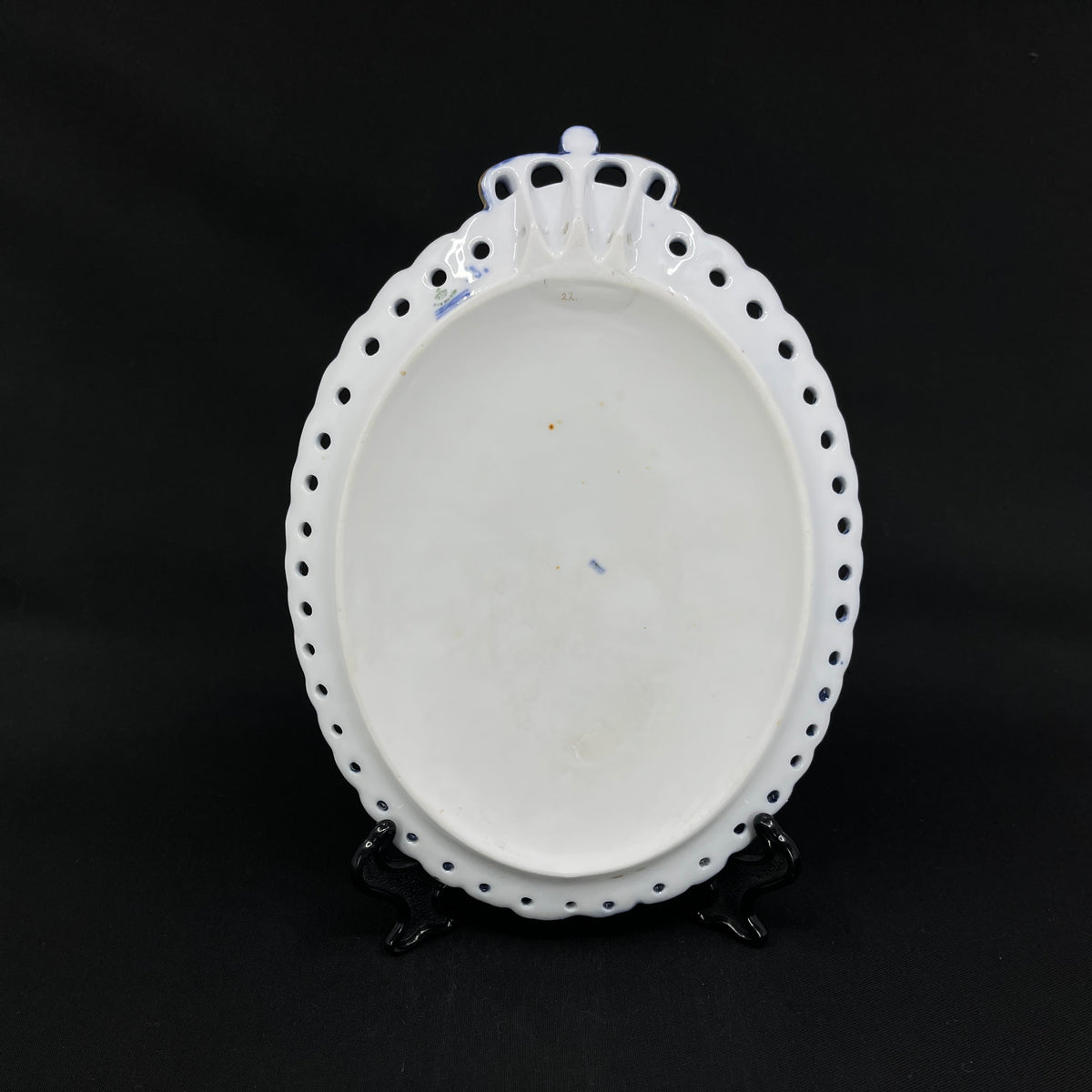 Royal Copenhagen commemorative plate from 1897 with gold