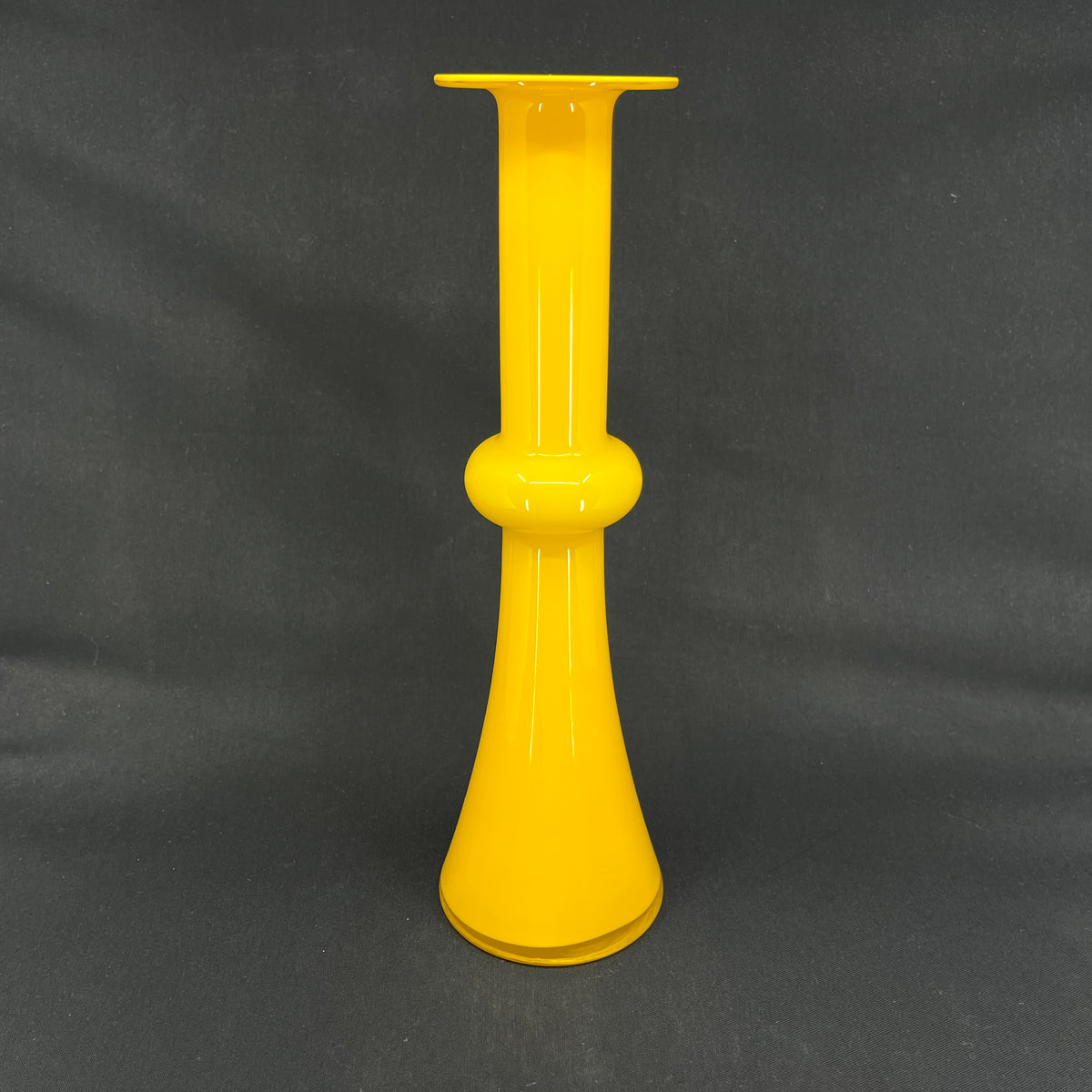 Yellow Carnaby vase, 31.5 cm.