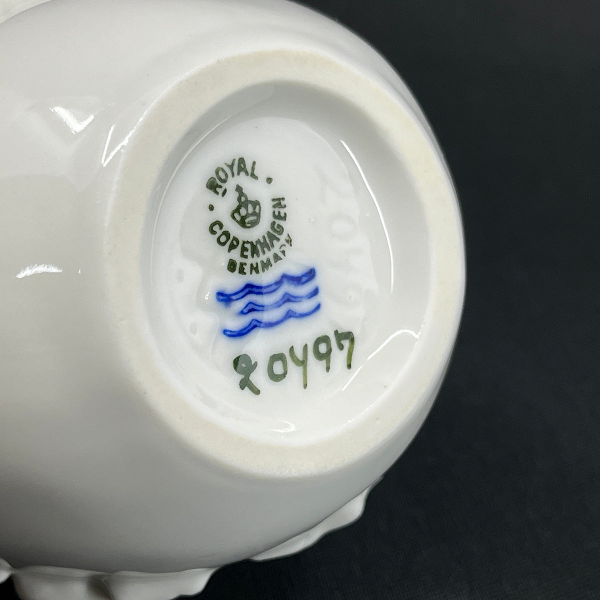 Blanc de chine vase from Royal Copenhagen