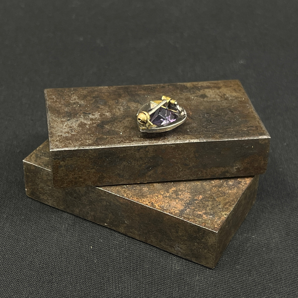 Antique brooch - Heart