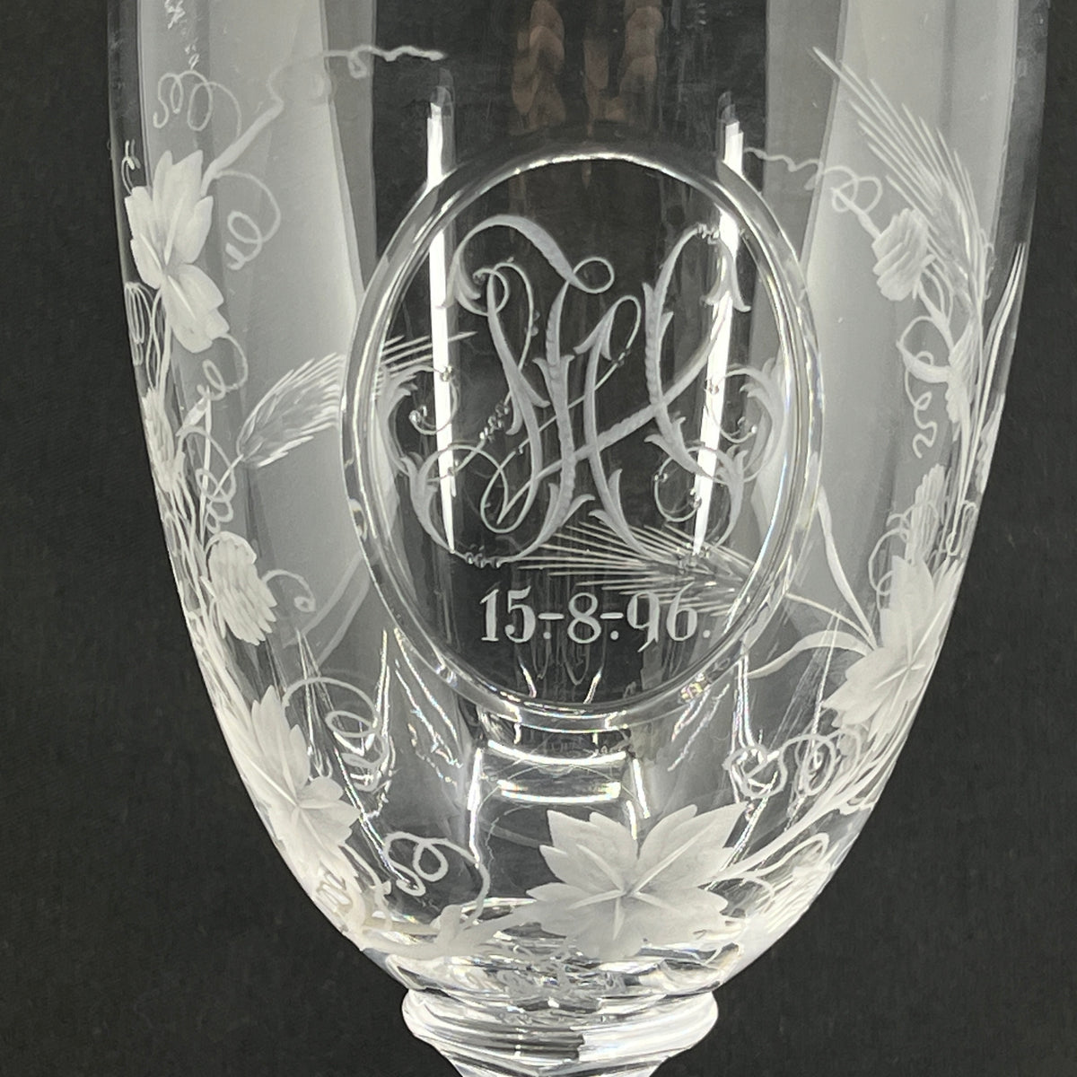 Flot pokal i krystal fra 1896