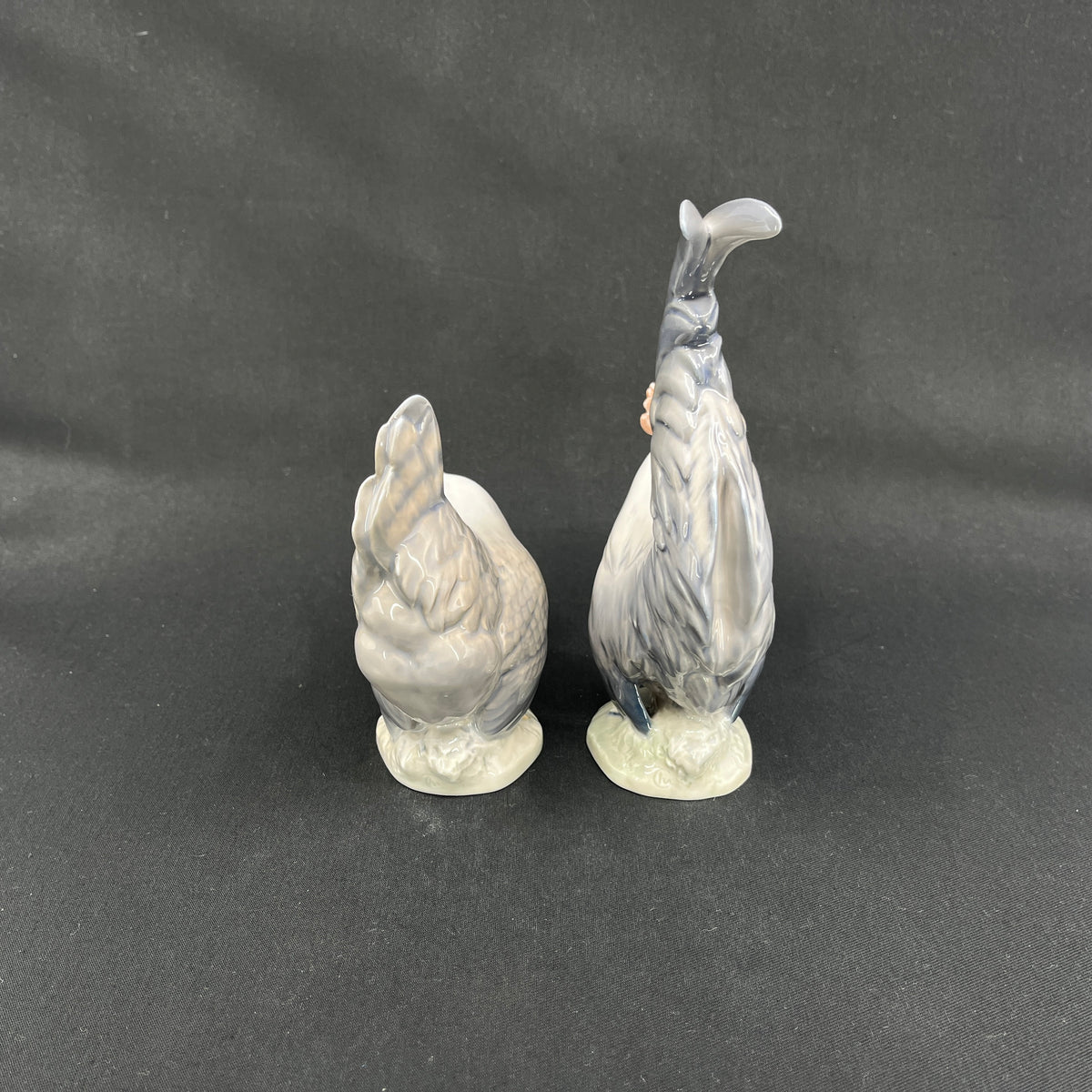 Rooster and hen from Royal Copenhagen