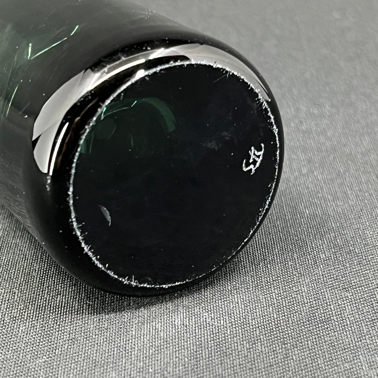 Sjælden Holmegaard cylinder vase, 12 cm.