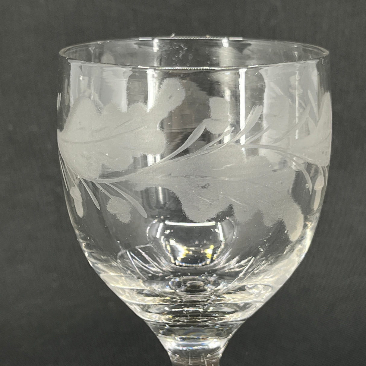 German oak-leaf glass from the 1860s