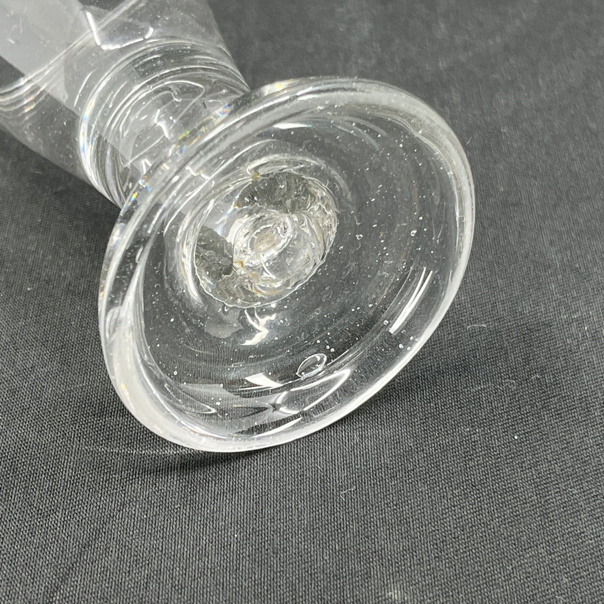 Frimurerglas med luftperle, 12 cm.