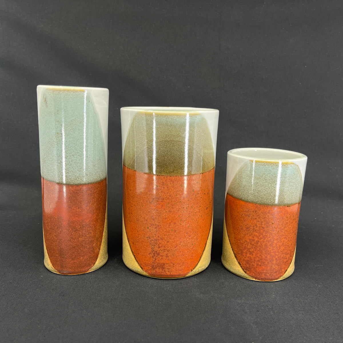 4 unique vases from L. Hjorth