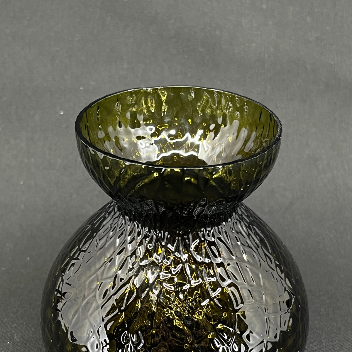 Olivengrønt hyacintglas