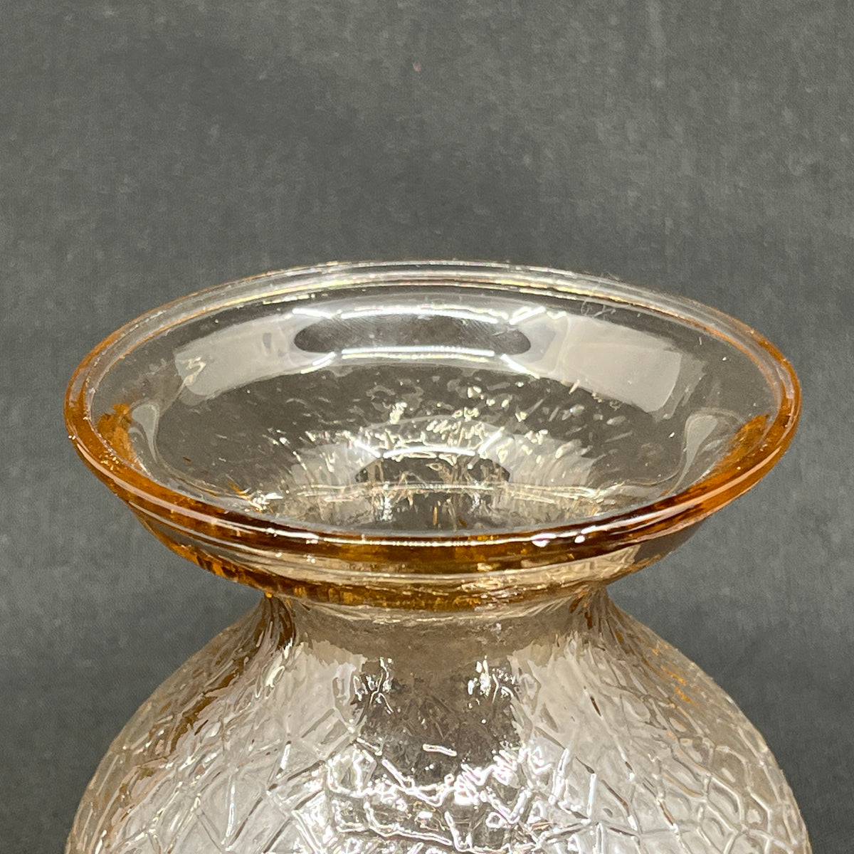 Citrin hyacintglas fra Fyens Glasværk