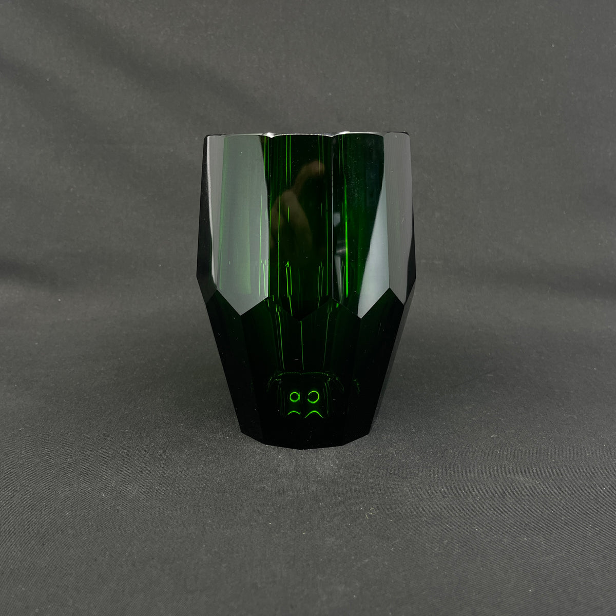 Beautiful large green art deco vase