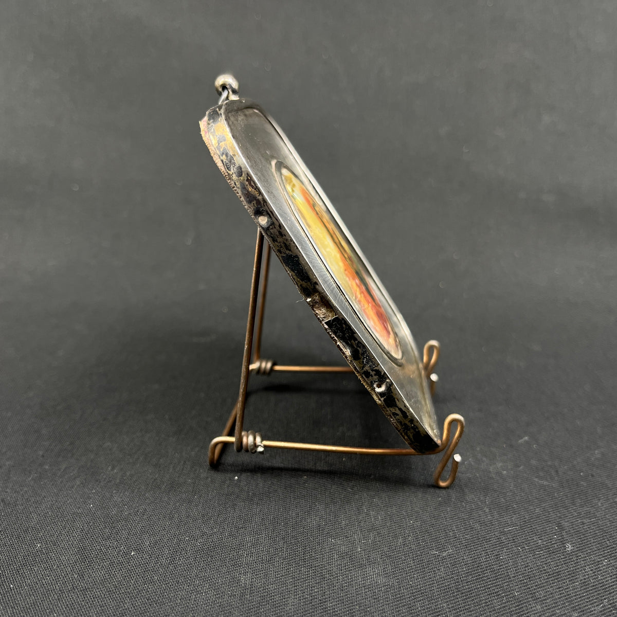 Russian icon in silver from 1872
