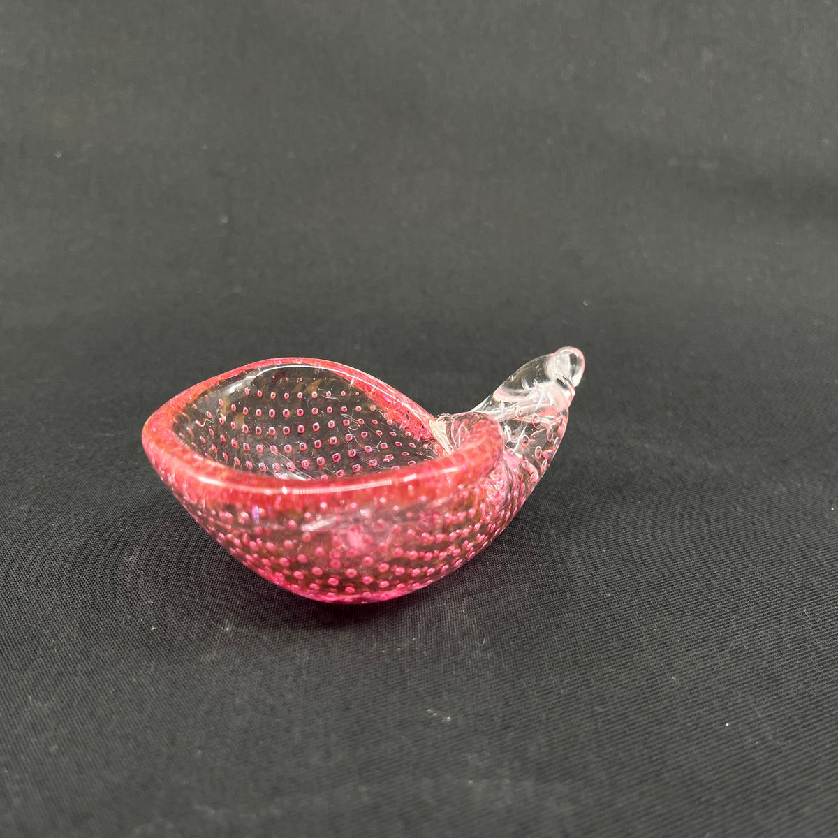Pink snail shell - Murano