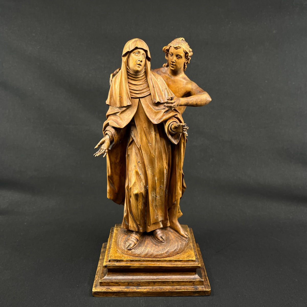 Religiøs figur fra 1700 tallet - Sankt Anna