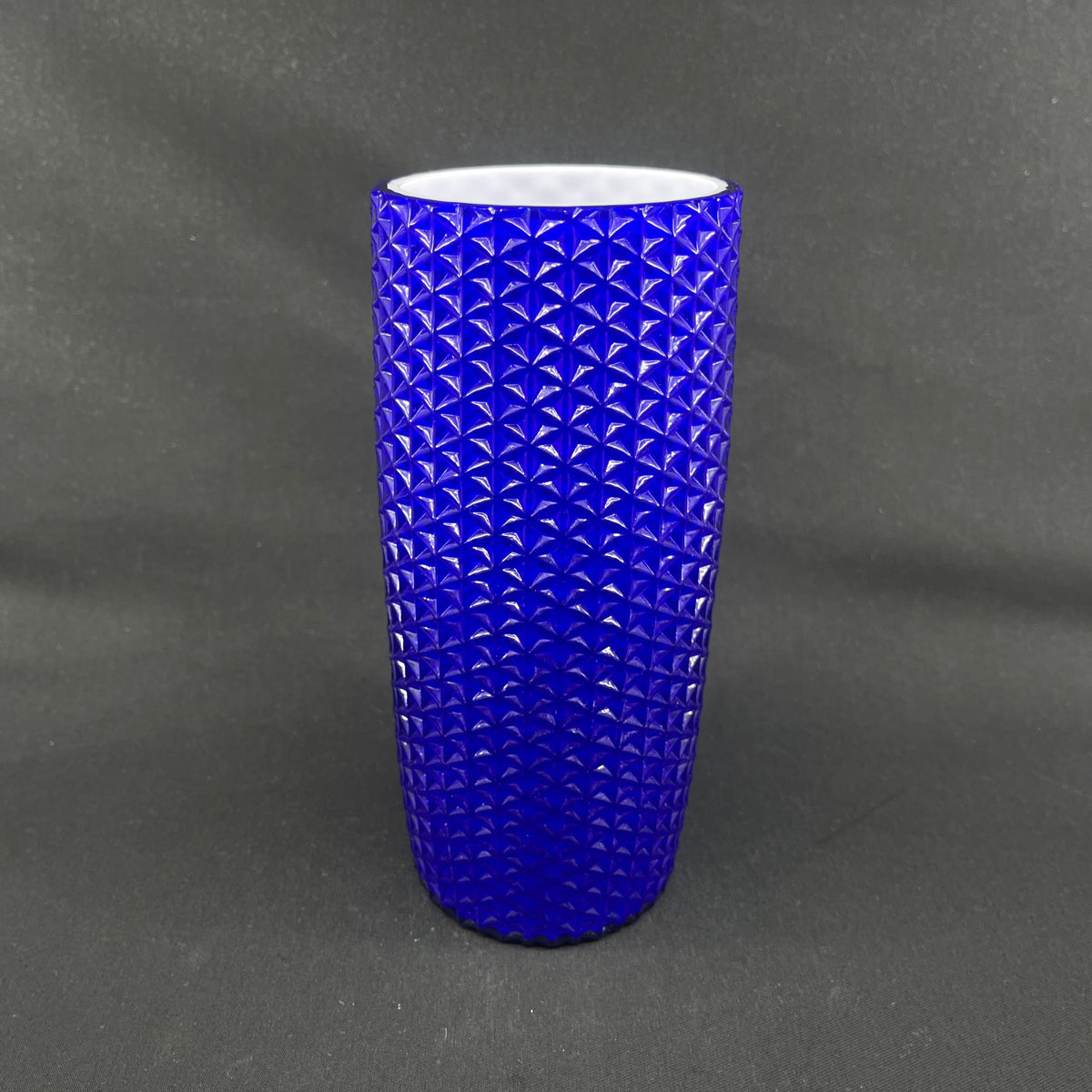 Moderne blå vase fra 1970'erne