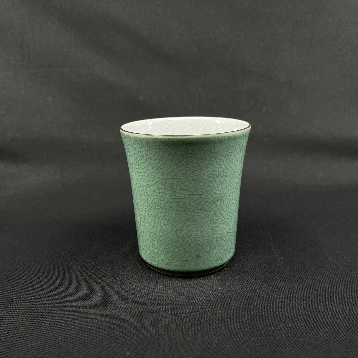 Grøn Royal Copenhagen craquele vase