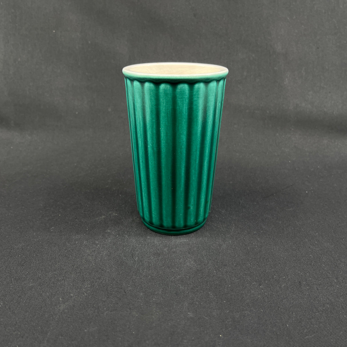 Green Bremerholm vase from Aluminia