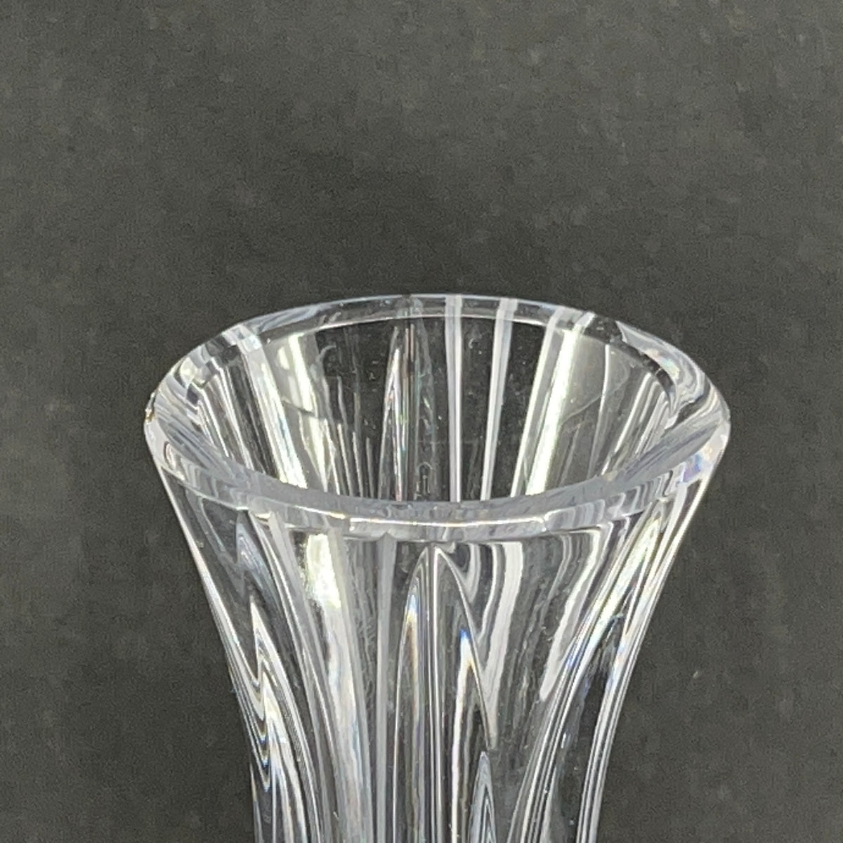 Moderne slebet glasvase fra 1950'erne