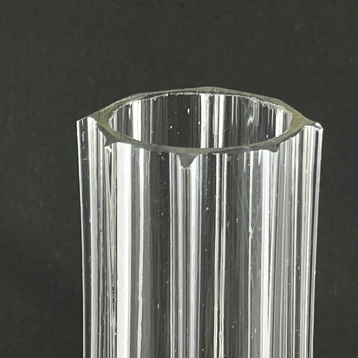 Fine "square" vase from the 1920s with numerous cuts