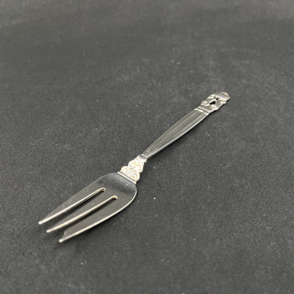 Acorn cake fork, Georg Jensen