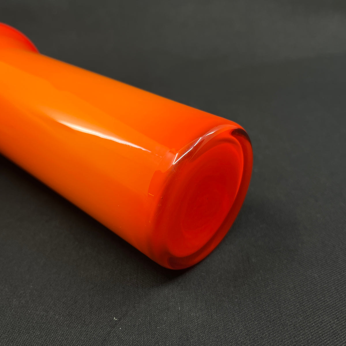 Red Rainbow vase from Holmegaard