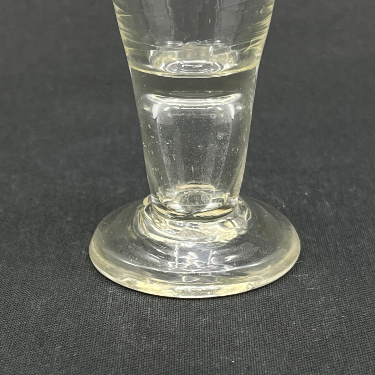 Masonic glass with air bead, 9.5 cm.