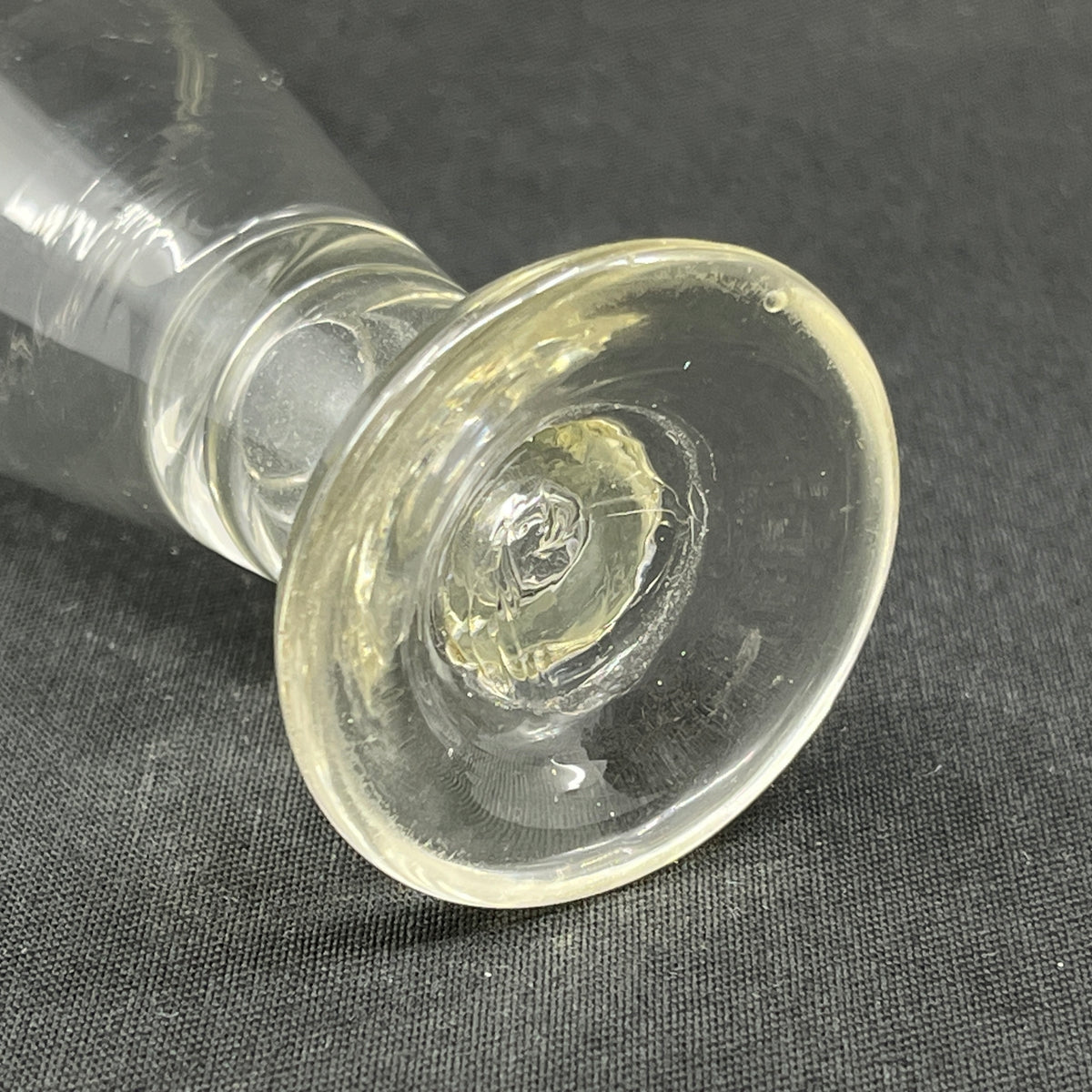 Masonic glass with air bead, 9.5 cm.