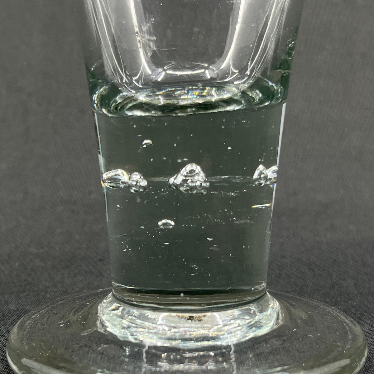Antique Freemason with air bubbles from the 1770s