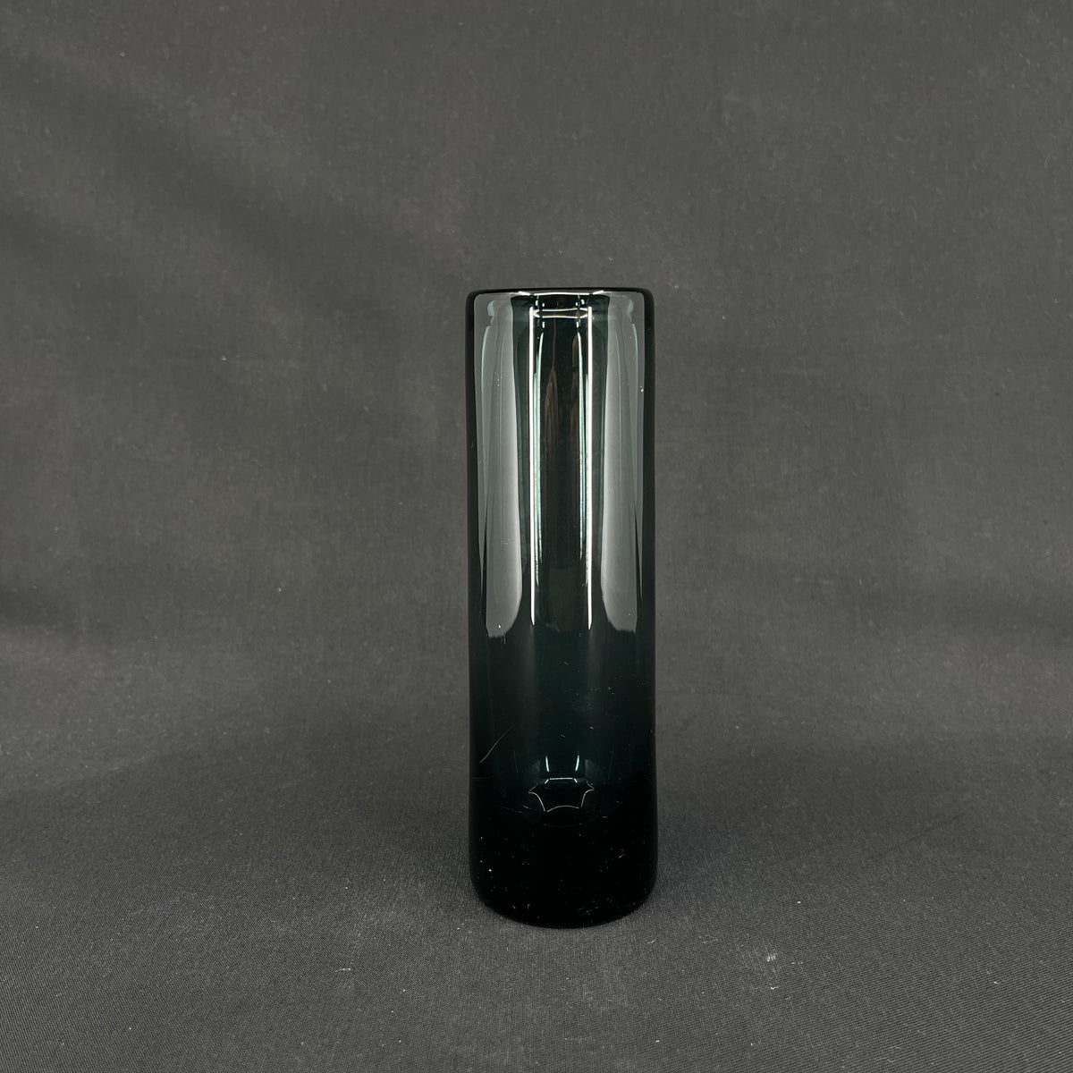Rare Holmegaard cylindrical vase, 17 cm.