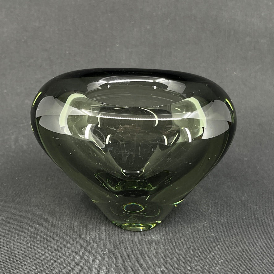 Smoke hjertevase fra Holmegaard, 8 cm.