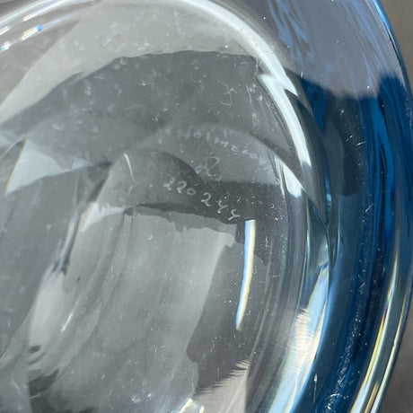 Akva vase from Holmegaard with optic effect