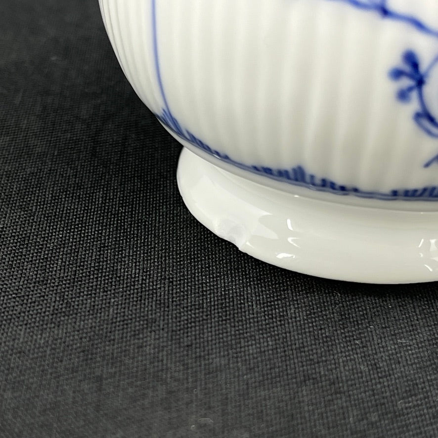 Rare Blue Fluted Plain creamer, 1/385