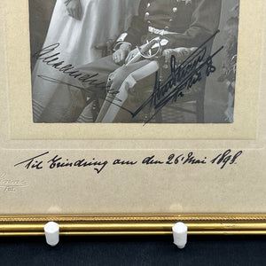 Original photograph of King Christian X and Queen Alexandrine.
