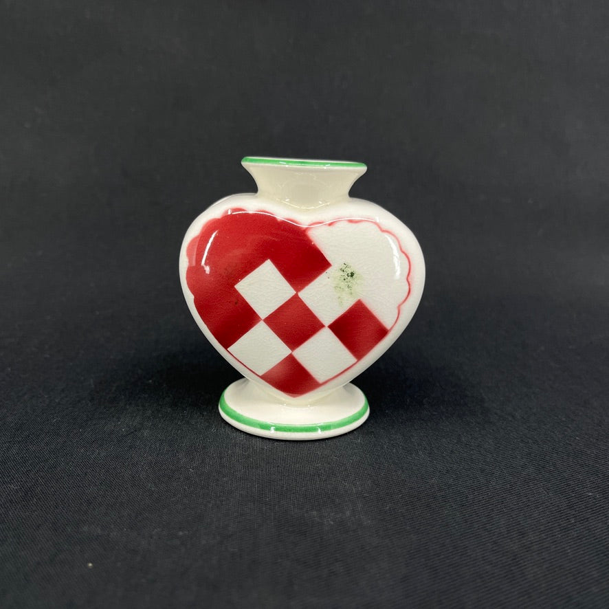 Red Christmas heart from Aluminia