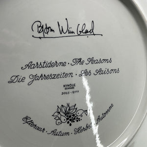 Extra large Wiinblad plate - Autum version