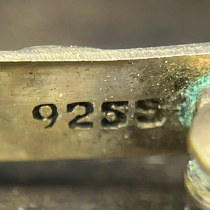 Broche med emalje - mariehøne