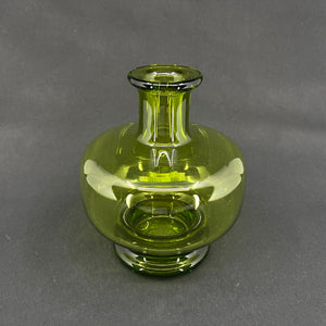 Large May Green vase from Holmegaard, 17.5 cm.