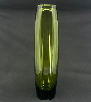 Stor Majgrøn torpedo vase, 38 cm.