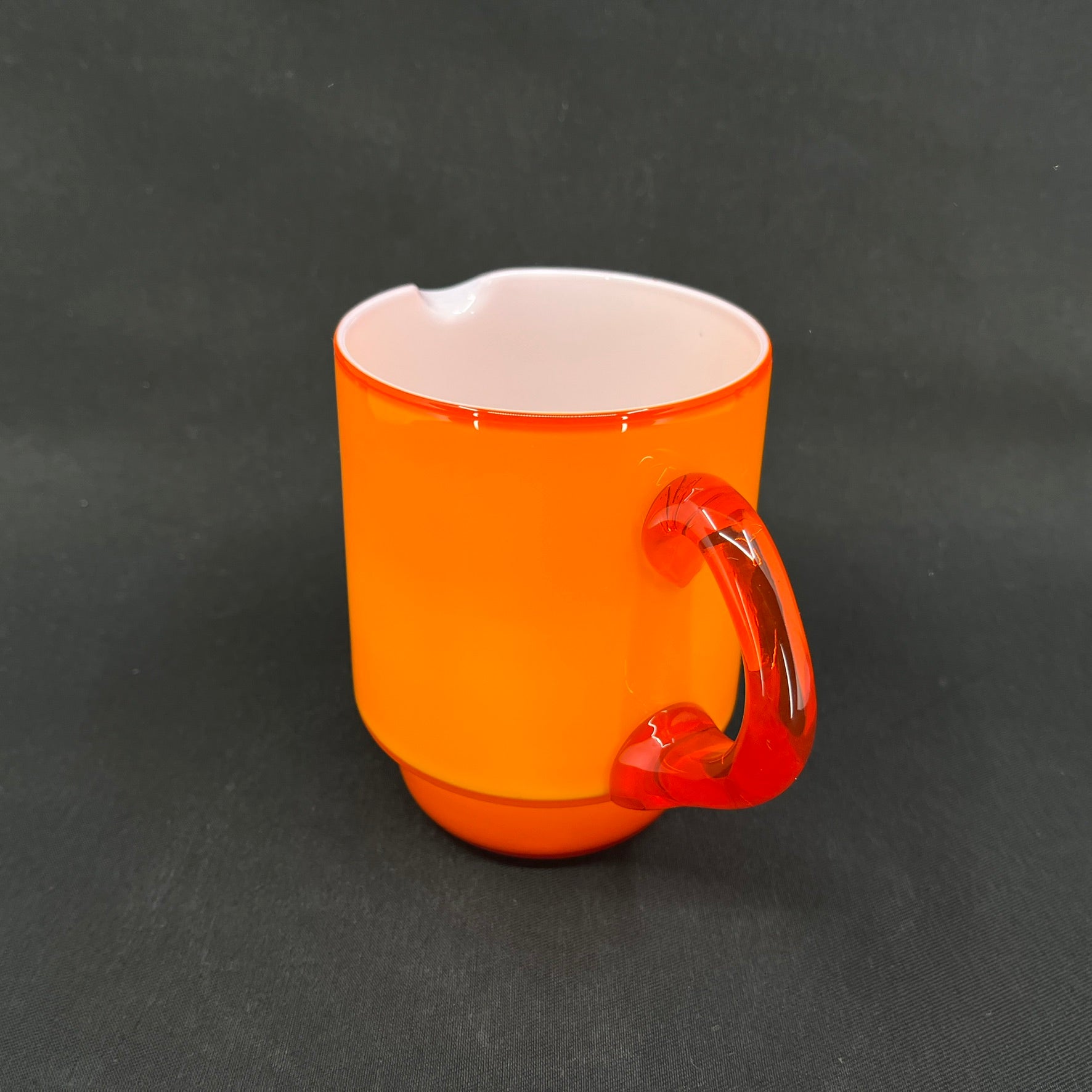 Rød Palet kande, 12 cm.