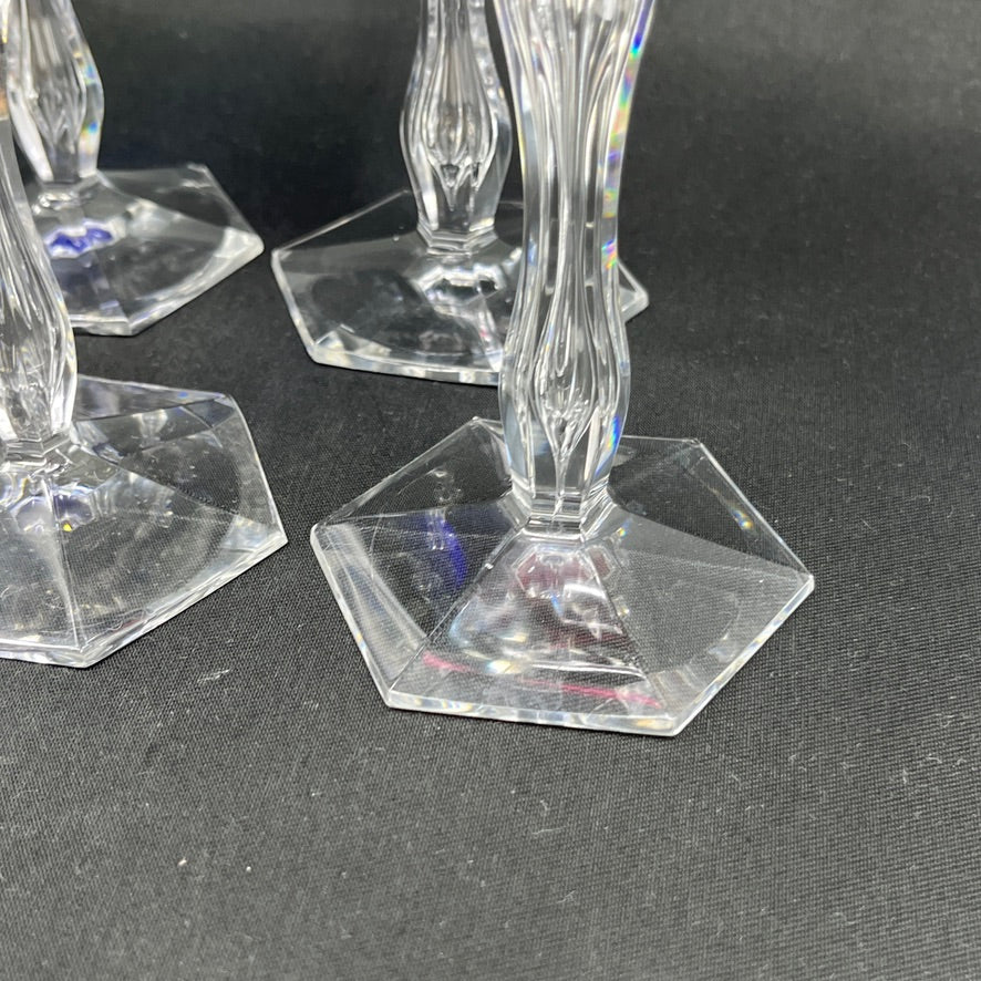 8 rare Lalaing hock glasses