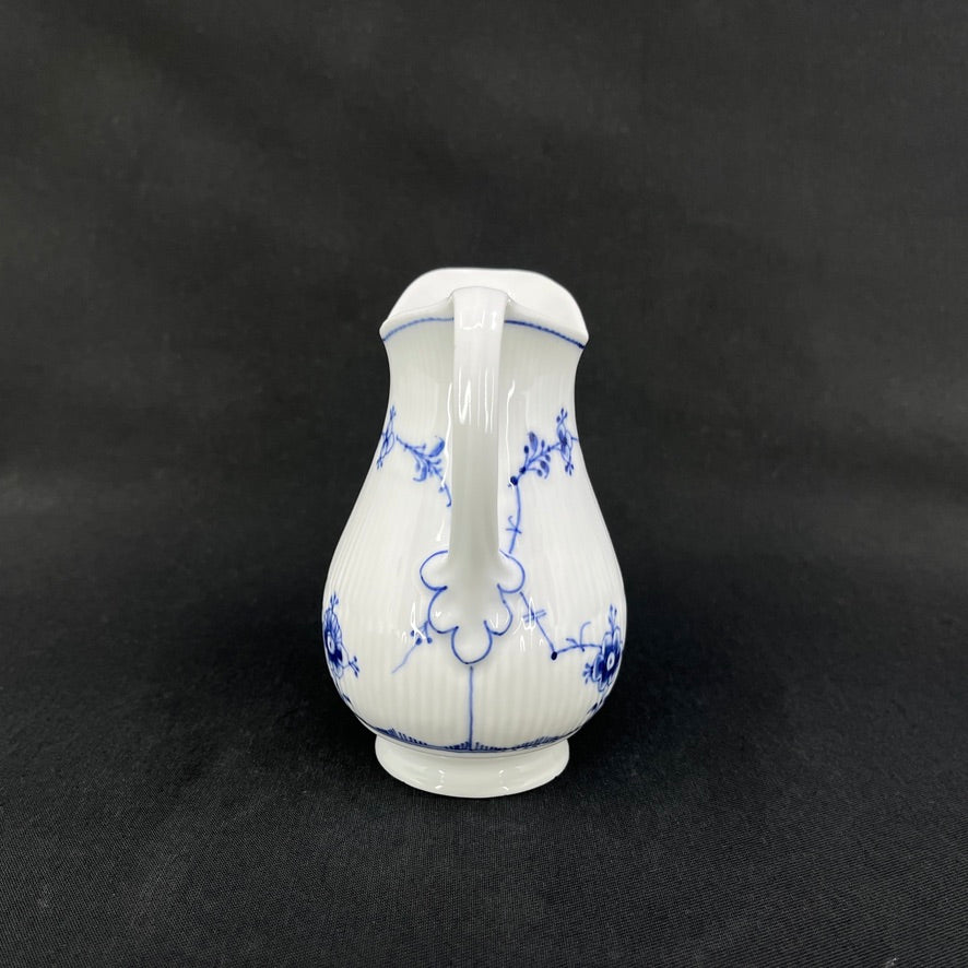 Rare Blue Fluted Plain creamer, 1/385